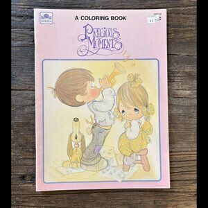 Vintage 1990 Precious Moments Coloring Book A Golden Book New Unused Collectible